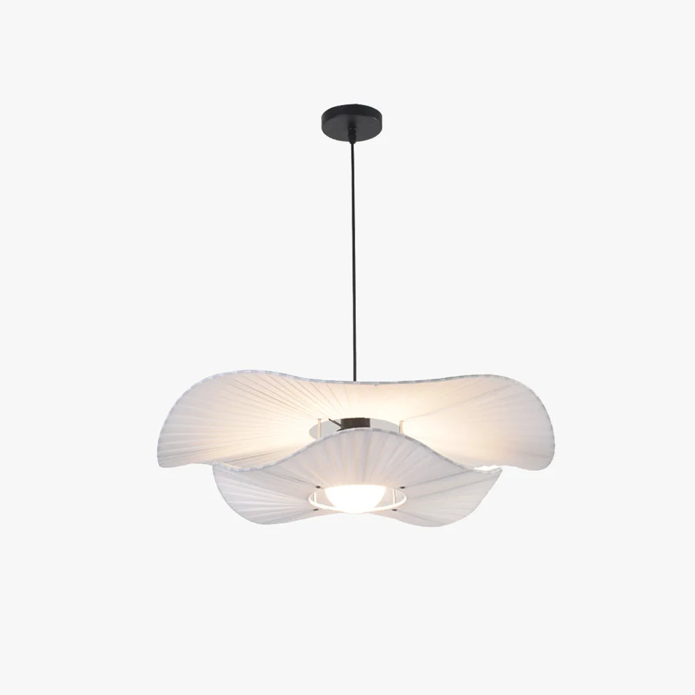 Artisan Renée Modern Nordic Cloth Metal Shell Pendant Light White Green