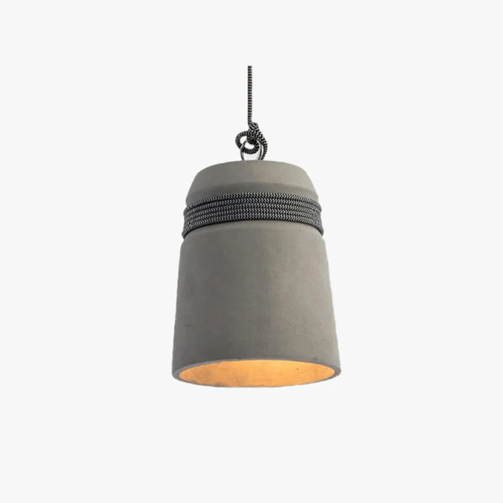 Consistent Zaid Industrial Pendant Light Cement Metal Comfortable