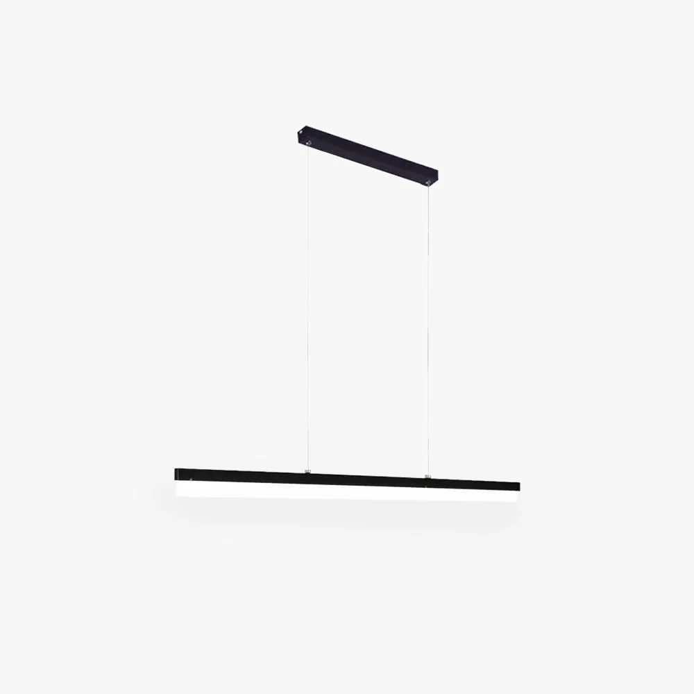 Professional Edge Modern Linear Metal Acrylic Pendant Light White Black Verified