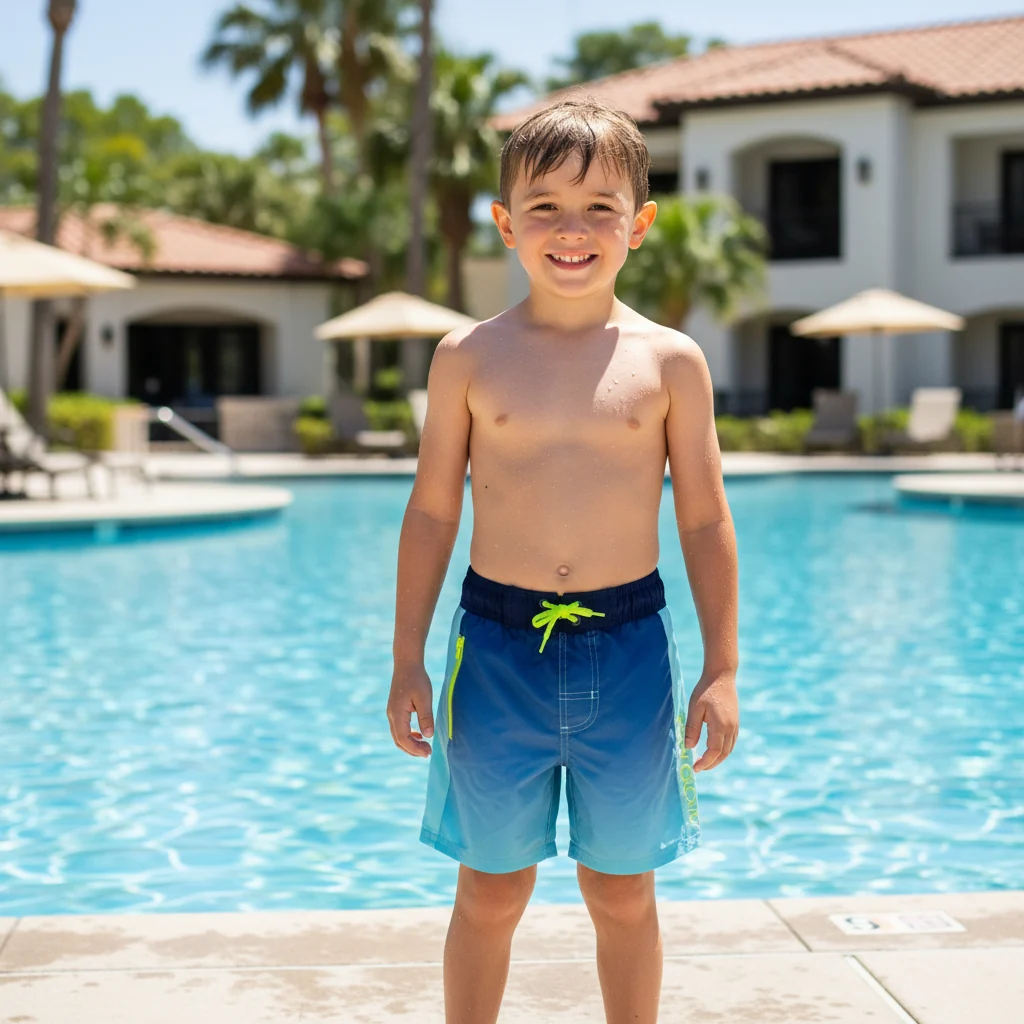 Smooth Body Glove Boys Swim Trunks 4-7 Aqua World-Class