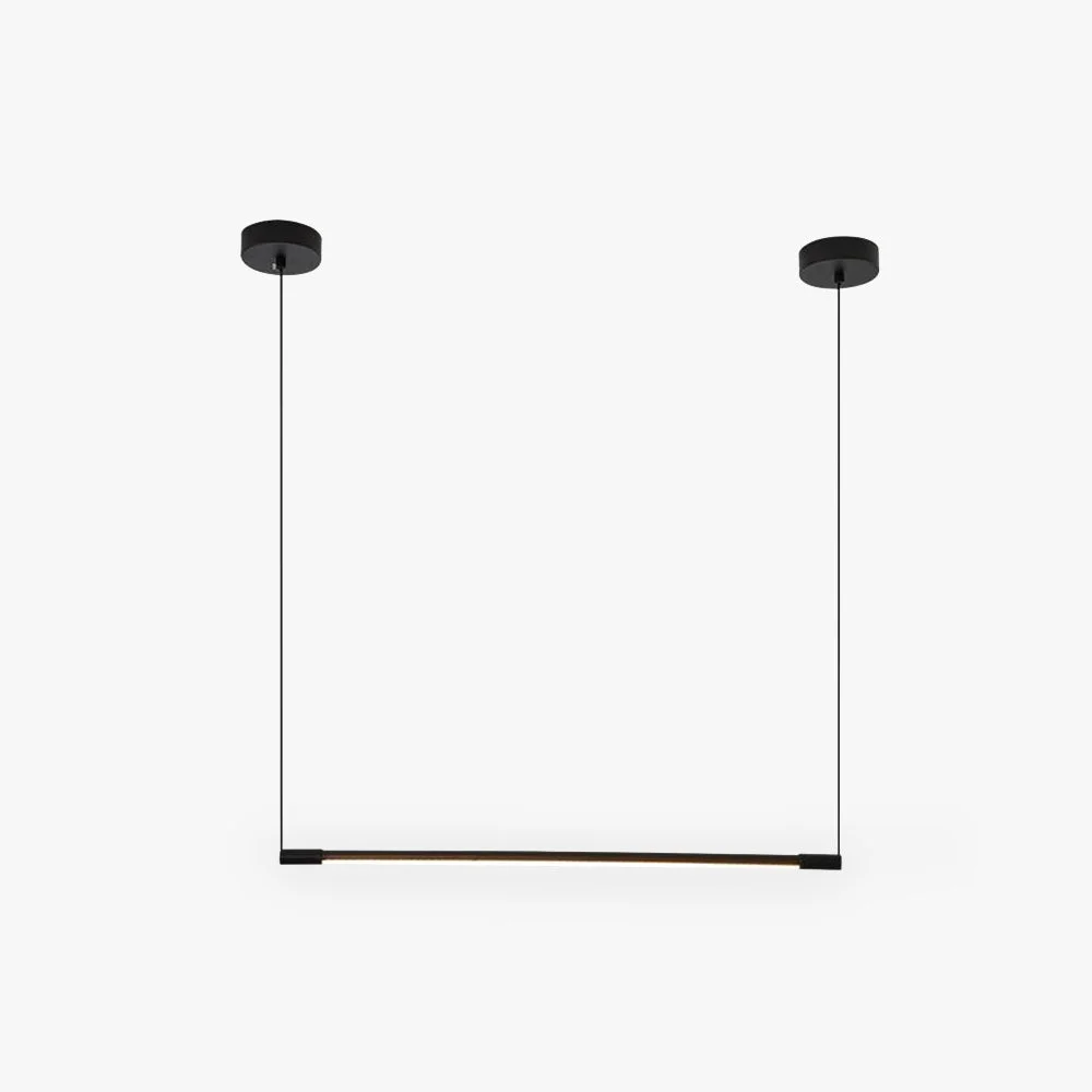 Prestigious Edge Minimalist Linear Pendant Light Black Living Room Exclusive