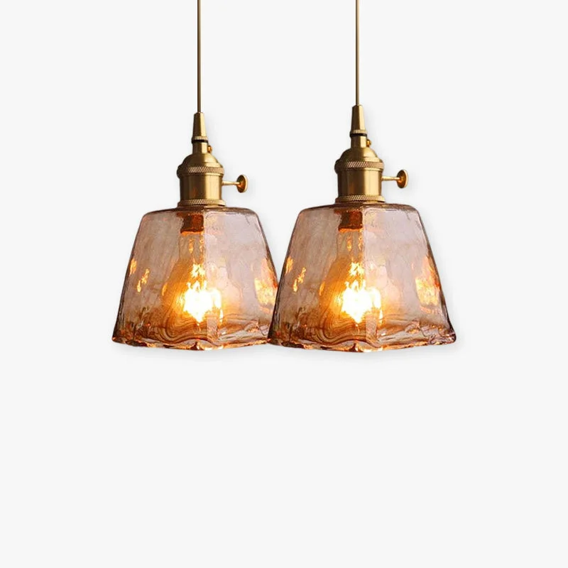High-Quality Levy Vintage Style Industrial Pendant Light Retro Metal Glass Brass Elite