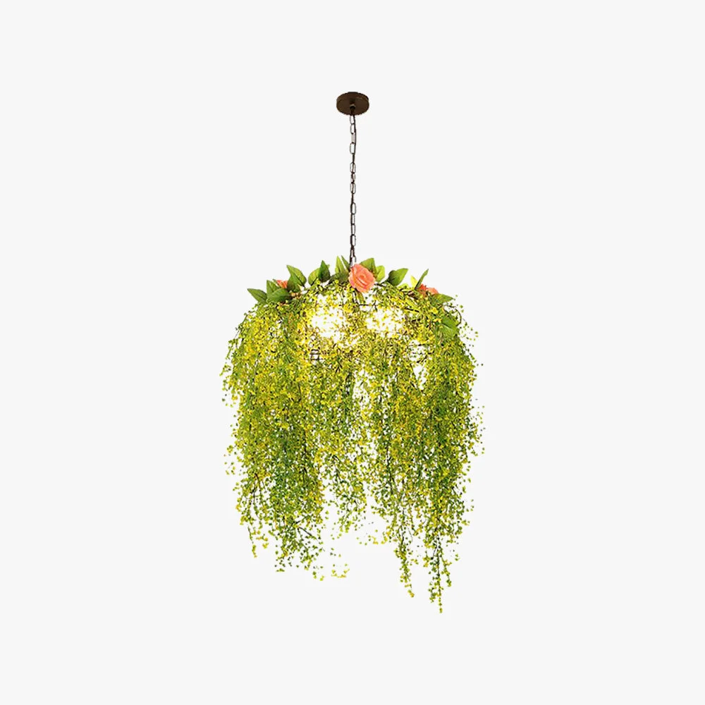 Powerful Nest Art Natural Plant Flower Decor Pendant Light Living Room Original Design