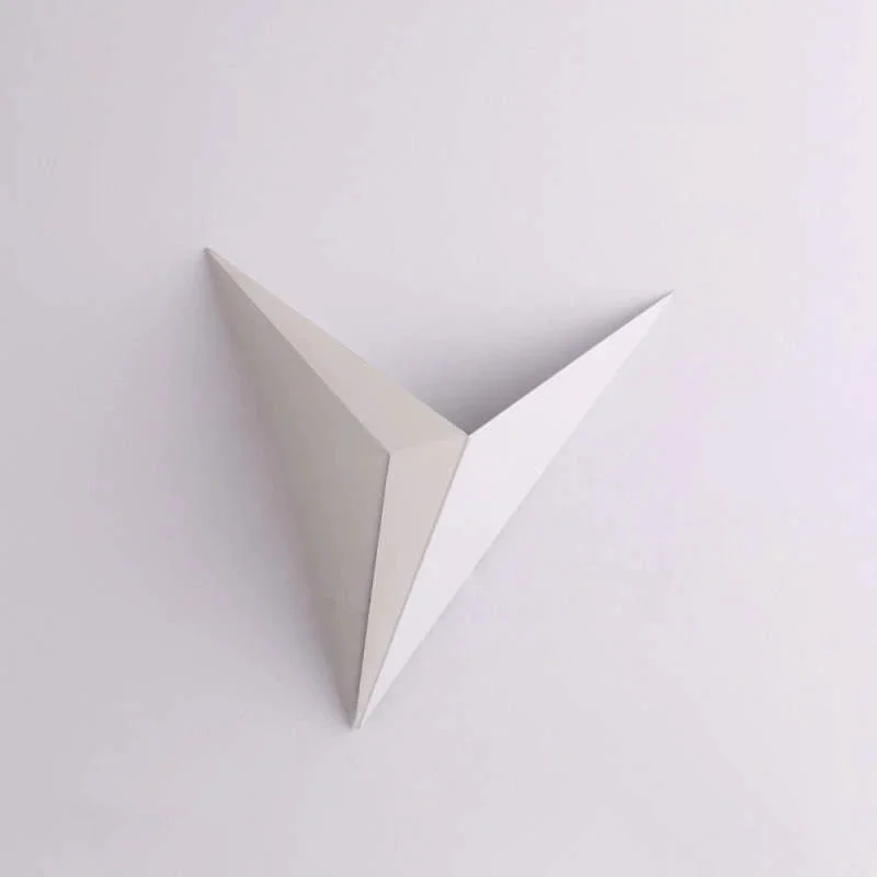 Luxury Orr Metal Modern LED Wall lamps for Bedroom Triangle Convenient