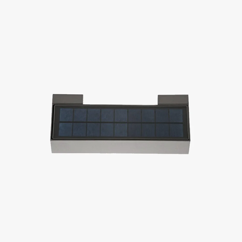 Specialty Orr Modern Metal Acrylic Solar Waterproof Outdoor Wall Lamp Black Elegant