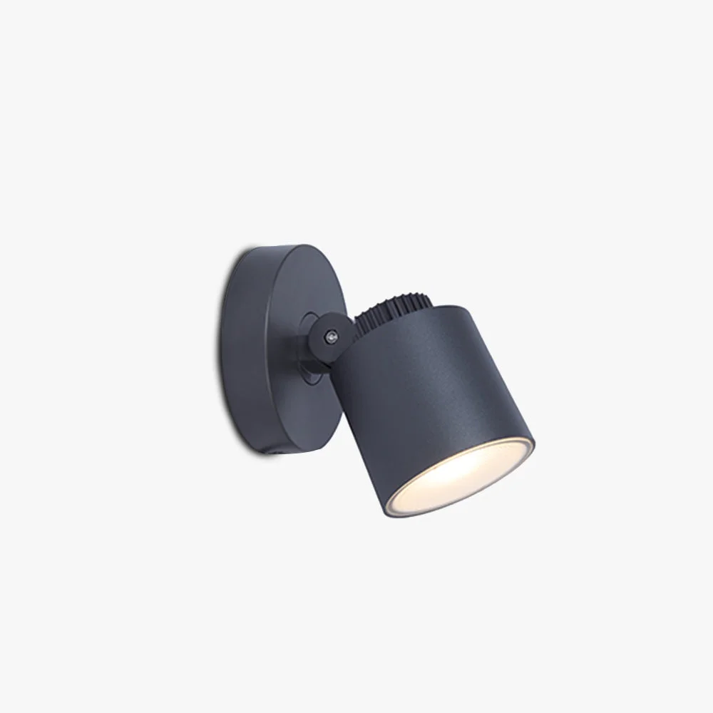 Verified Orr Modern Camera Shape Metal Acrylic Outdoor Waterproof Wall Lamp Spotlight Black Exclusive