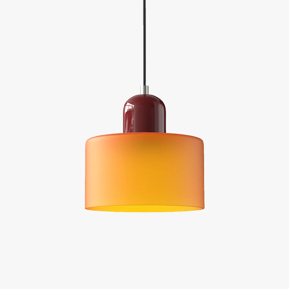 Advanced Morandi Modern White Glass Kitchen Island Pendant Light First-Class
