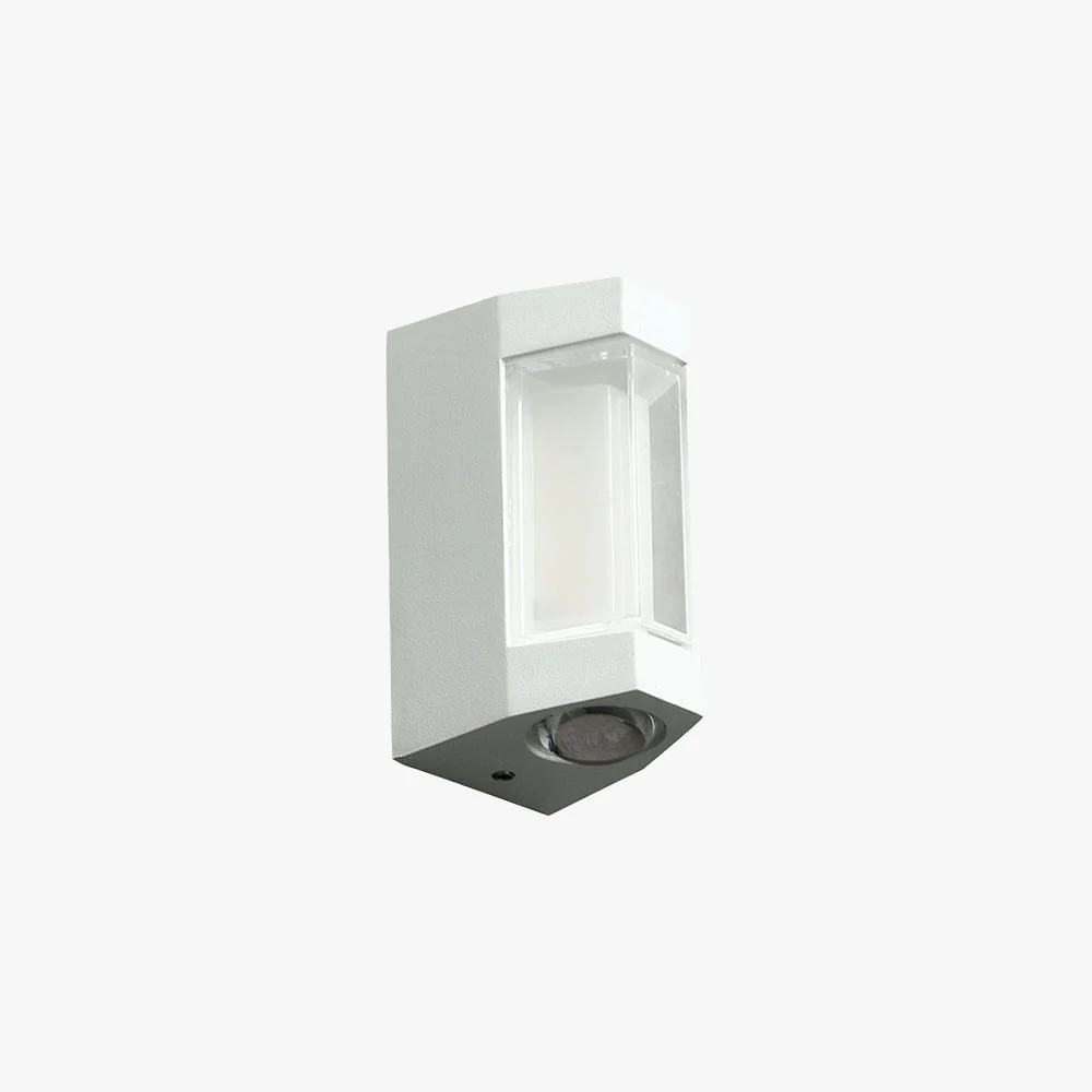 Superior Orr Nordic Up Down Acrylic Outdoor Wall Lamp White Black Premium
