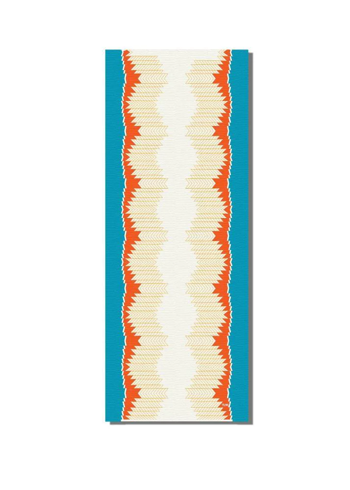 Recyclable Pagoda Yoga Mat – Extra Thick Non-Slip Eco-Friendly PER with Vibrant UV-Printed Design Yune Yoga