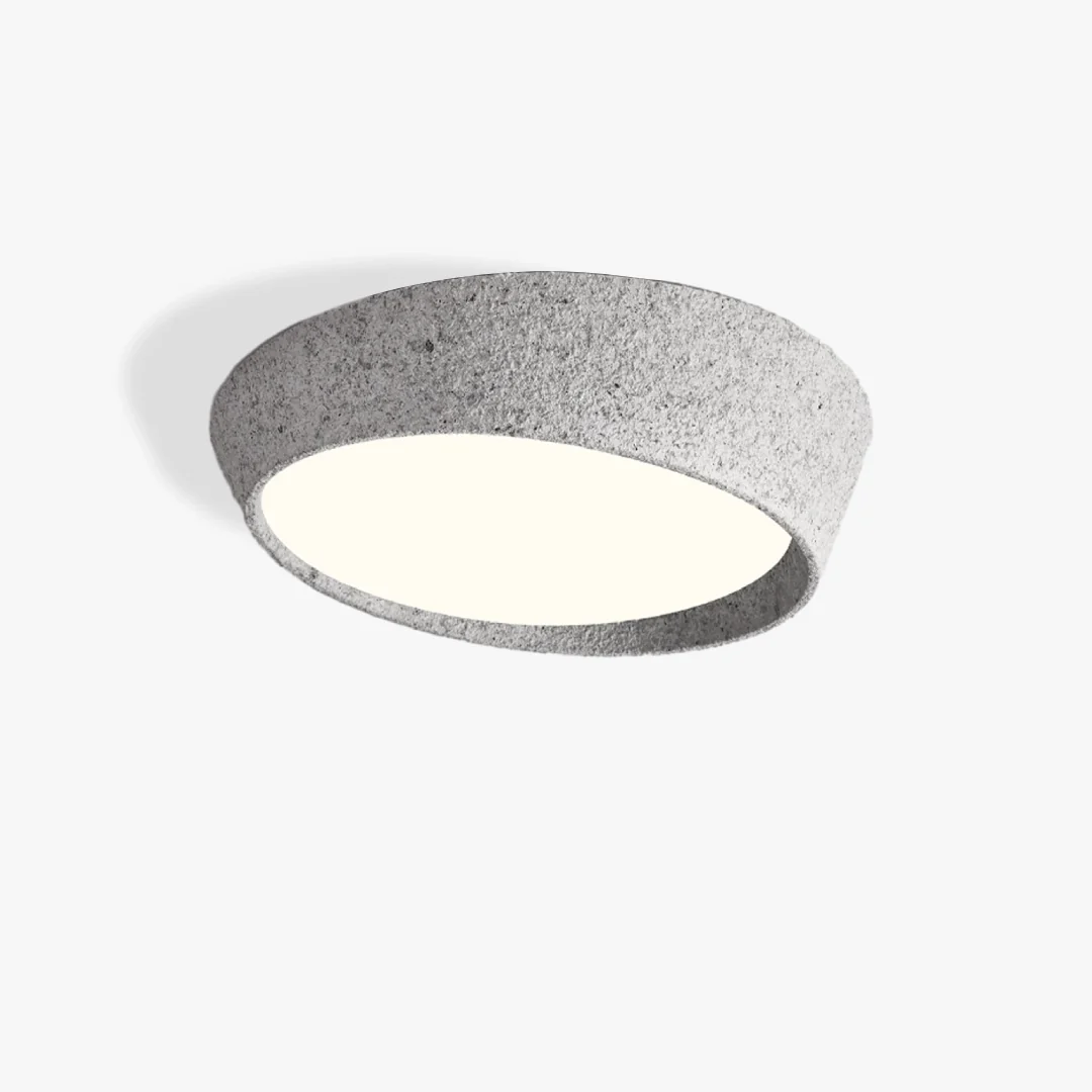 Sophisticated Moon Crater Flush Mount Ceiling Light World-Class