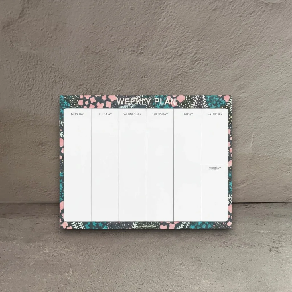 Artisan Weekly Plan — Notepad Natural