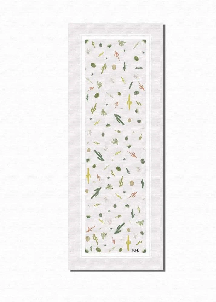 Casual Yoga Mat 6mm Thick White Non-Slip Eco Friendly Yune Yoga Juno Clean