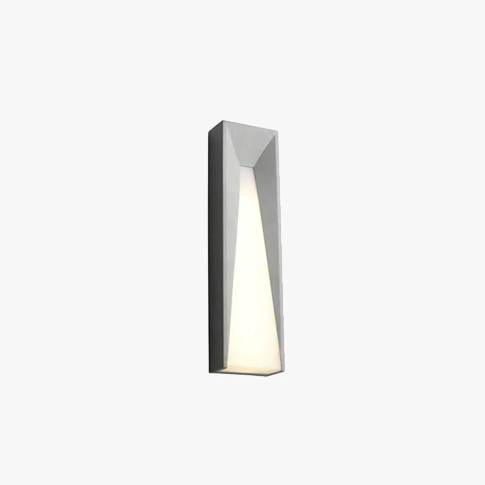 Trusted Orr Modern Rectangular Metal Outdoor Wall Lamp Black White High-Performance