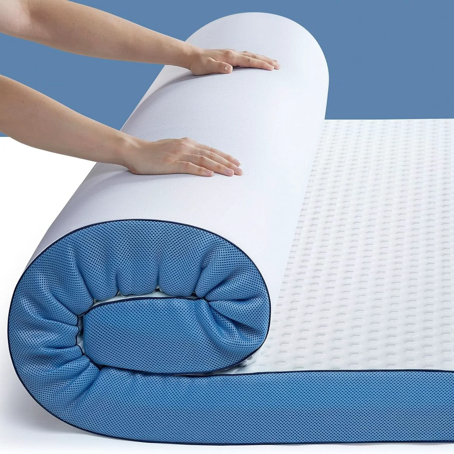 Crafted Cooling Gel Memory Foam Mattress Topper For Comfort Clean