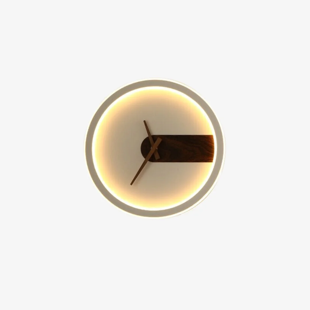 Fine Nielsen Modern Clock Design Wall Lamp 3 Color Original