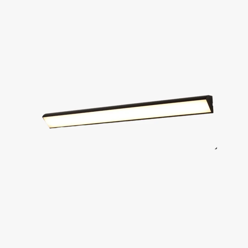 Safe Edge Modern Tri-Rrism Metal Acrylic Waterproof Outdoor Wall Lamp Black Consistent