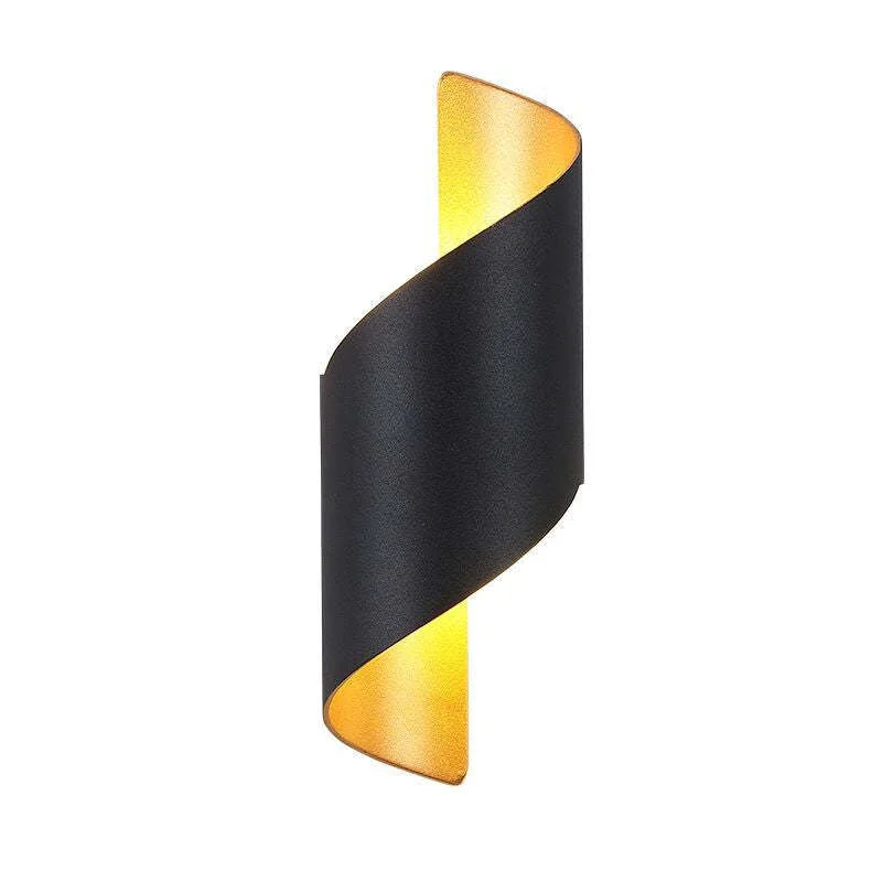 High-Quality Orr Modern Conch Shape Metal Indoor Wall Lamp Black White Gold Exceptional