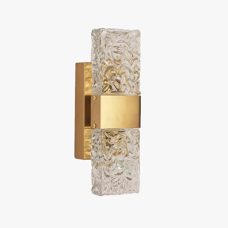 Quality Kajetan Modern Rectangular Metal Wall Lamp Gold Efficient