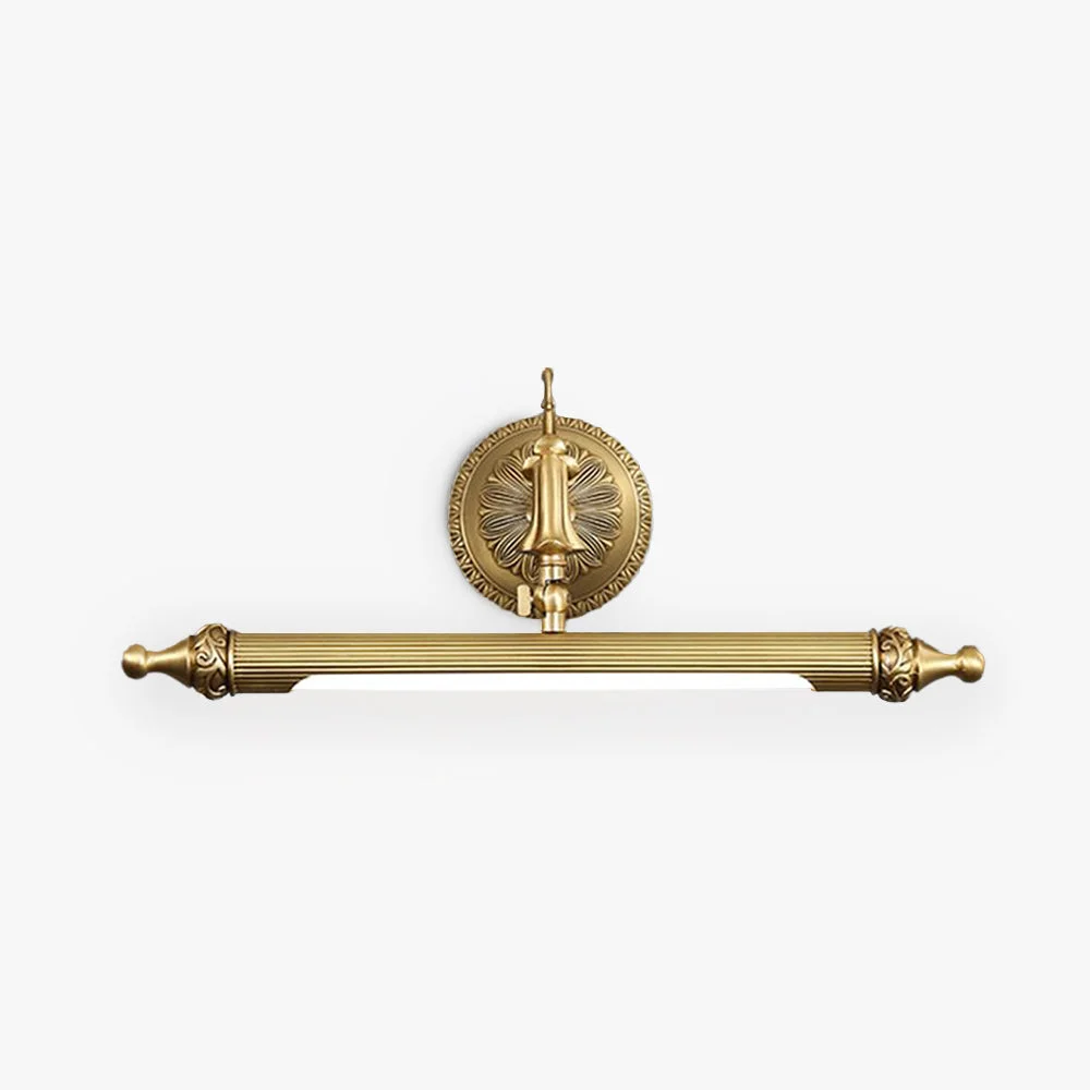 Natural Félicie Vintage Linear Resin Glass Wall Lamps Gold Certified