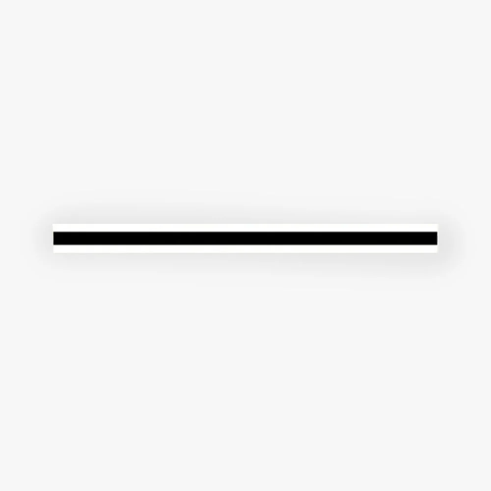 Pure Edge Minimalist Linear Metal Acrylic Wall Lamp Bathroom Top-Quality