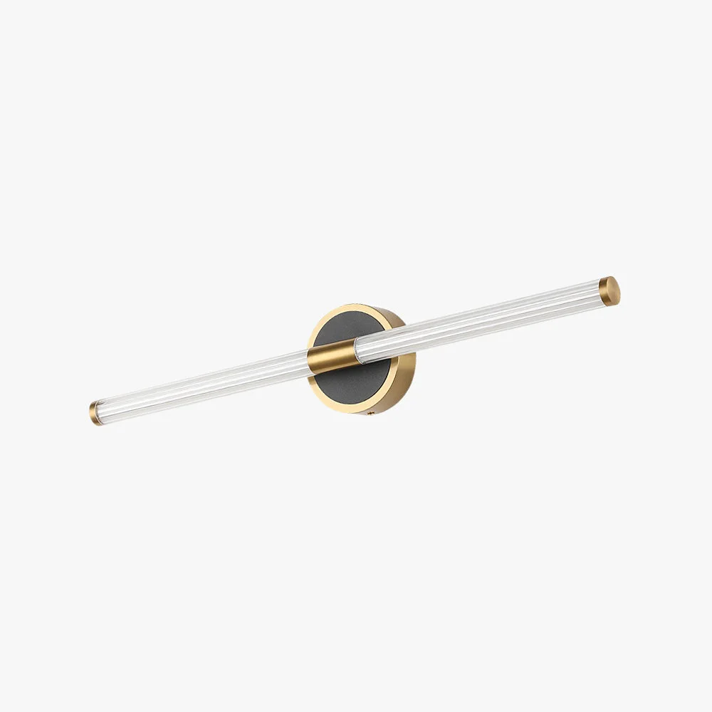 Top-Quality Leigh Designer Linear Mirror Front Vanity Wall Lamp Cooper Black Excellent