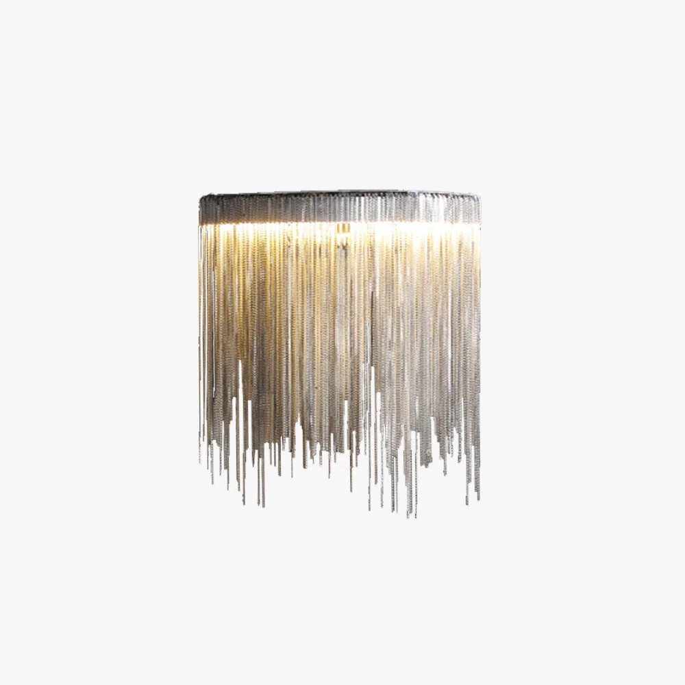 Lightweight Colon Wall Lamp Decorative Modern Tassel Chain Silver Living Room Exceptional