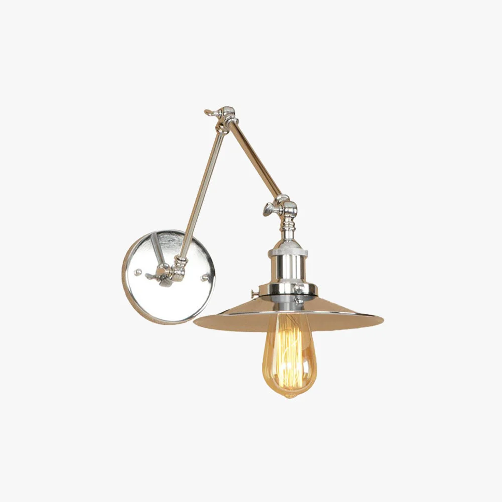 World-Class Alessio Vintage Adjustable Wall Lamp Bedroom Contemporary