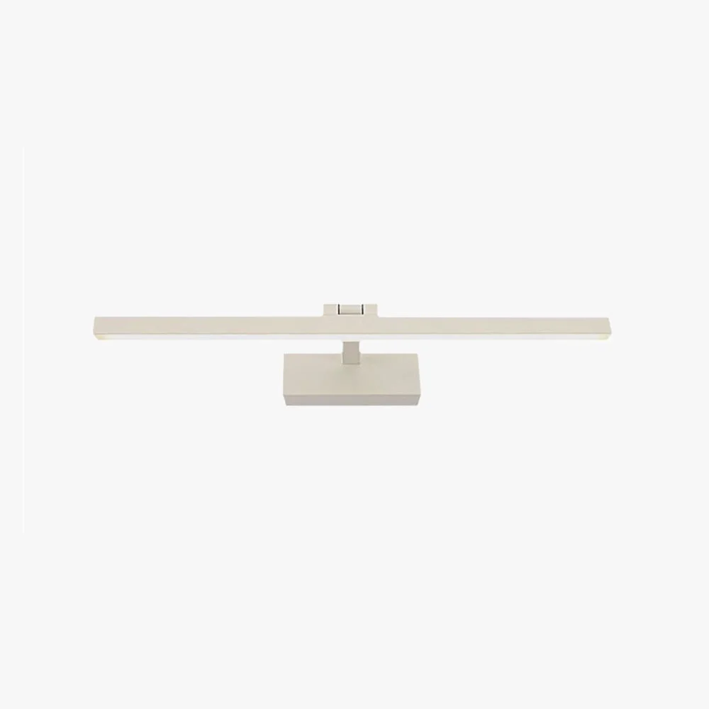 Refined Leigh Modern Bar Metal Wall Lamp Black White Soft