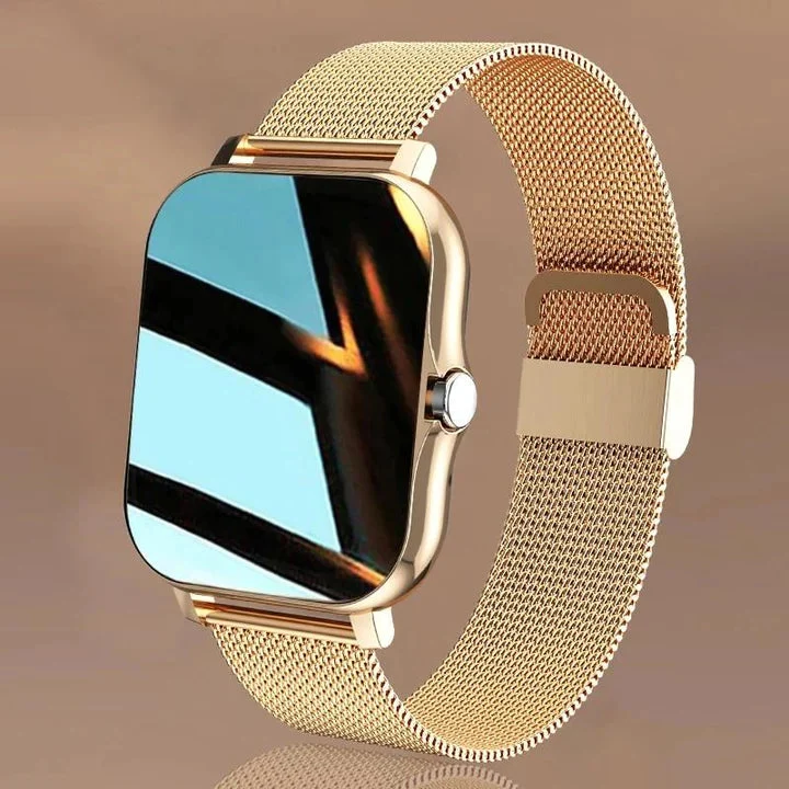 Healthy Pact Women’s Smartwatch – Slim Fitness Watch with Activity Sleep Tracking 4 Finishes Professional