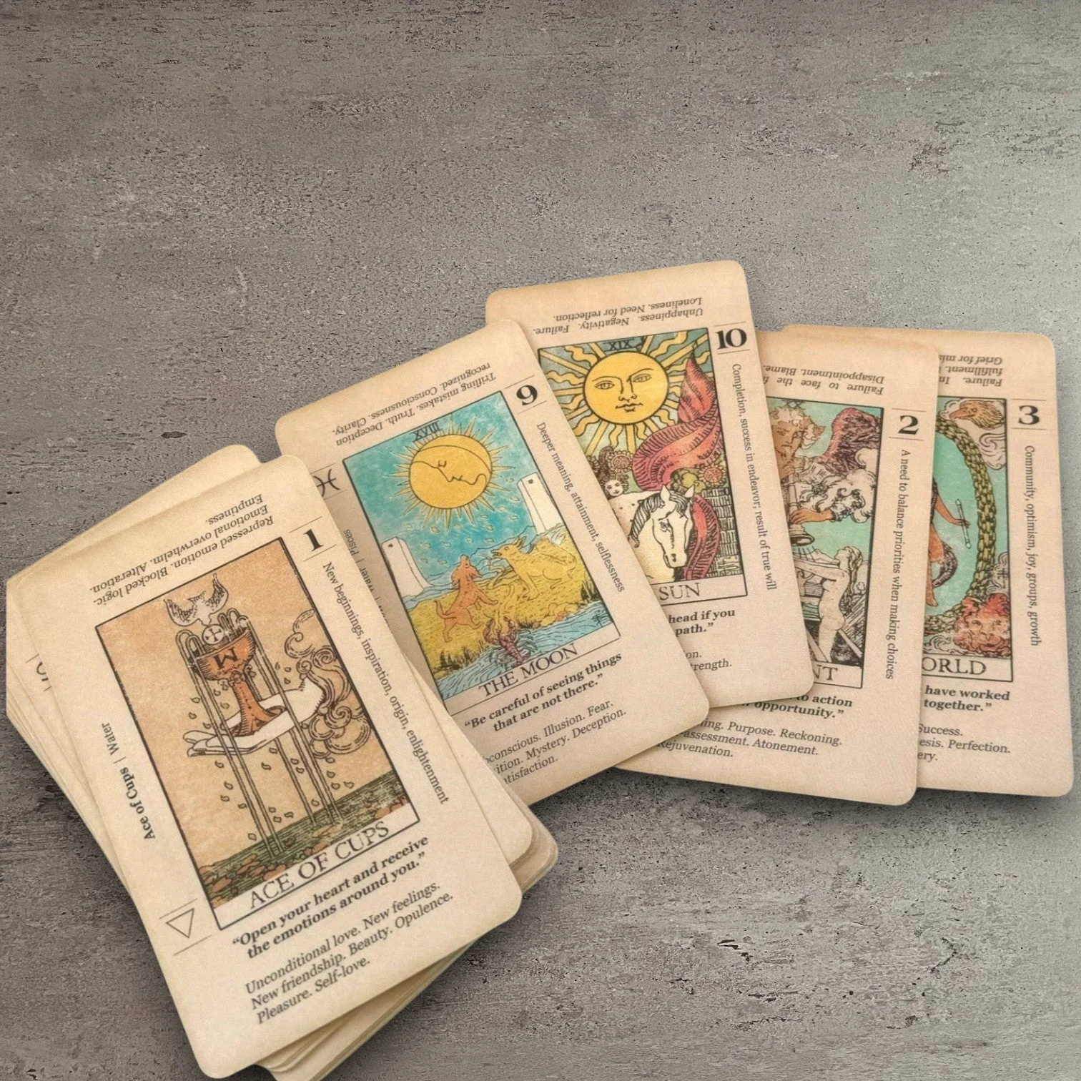 Clean Tarot Deck for Beginners Bundle Selected