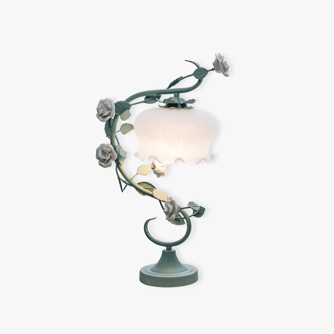 Practical French Rose Table Lamp Minimalist