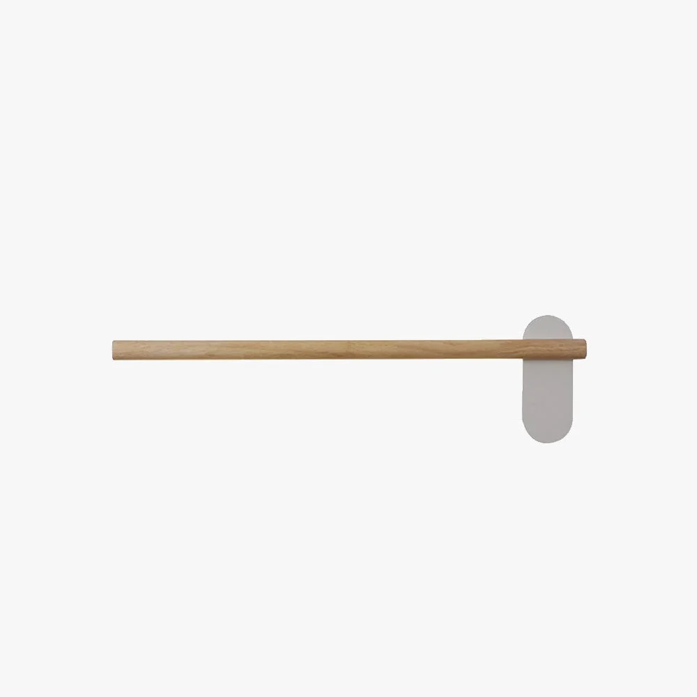 Soft Ozawa Modern Linear Wood Wall Lamp In Living Room Natural Light Relaxed