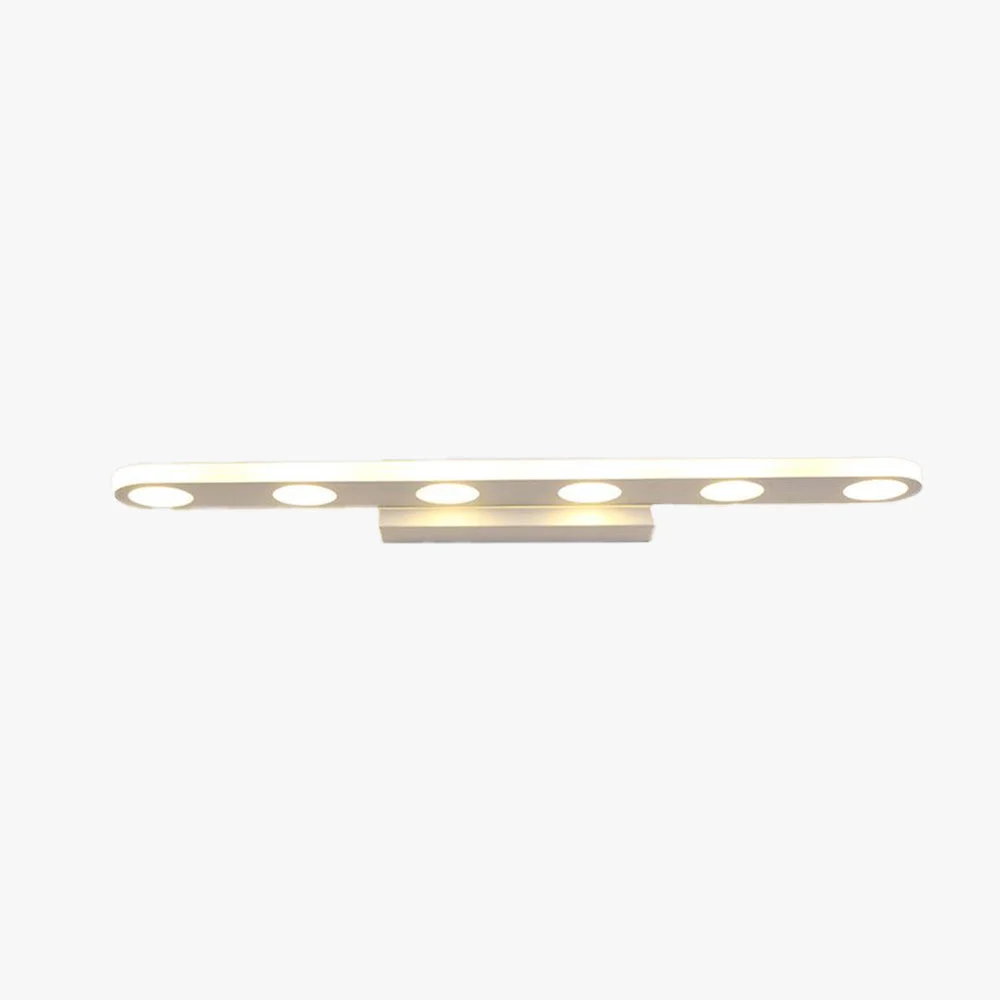 Excellent Leigh Modern Oval Metal Acrylic Bedroom Wall Lamp White Trusted