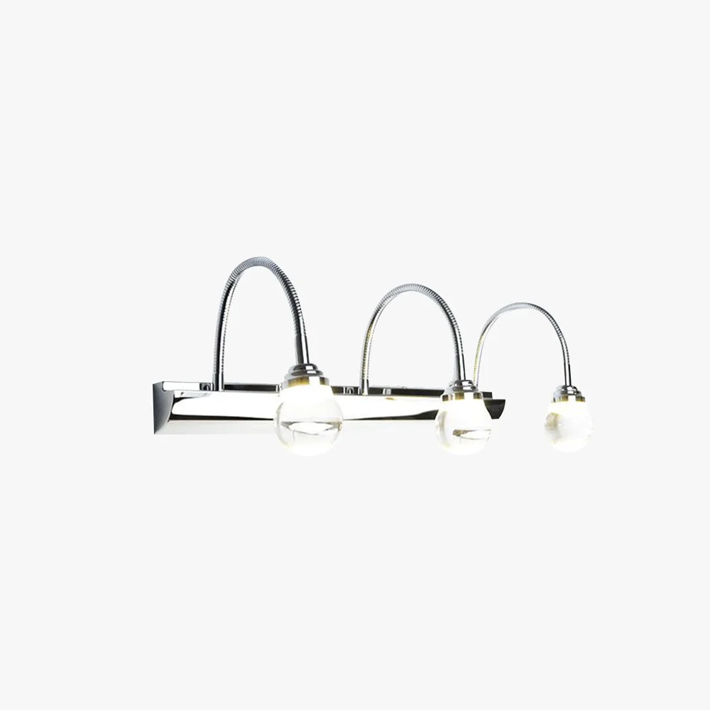 Certified Leigh Modern Curve Around Steel Acrylic Wall Lamp White Crafted
