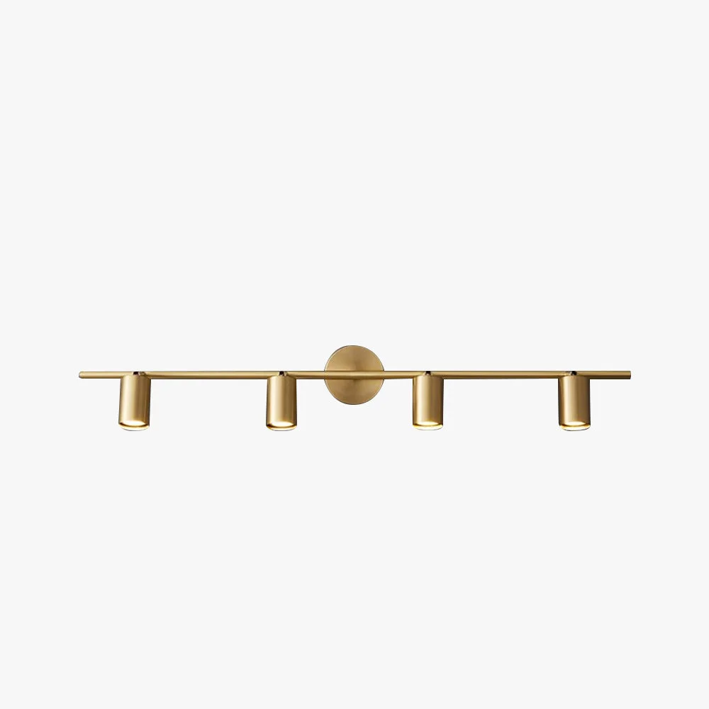 Relaxed Freja Modern Cylinder Metal Wall Mounted Lamp Black Brass Innovative