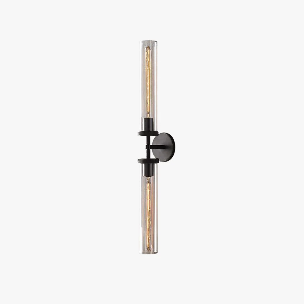 Top-Quality Leigh Modern Cylindrical Metal Led Wall Lamp Black Copper Trusted