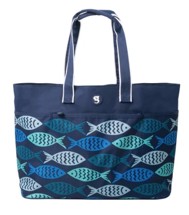 Prestigious Beach Tote – Blue Fish Trusted