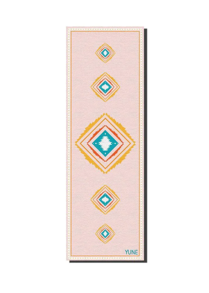 Elite Stella Yoga Mat – 6mm Non-Slip Eco-Friendly Latex- Pink Pure