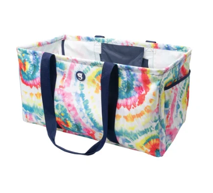 Carefully Designed Large Utility Tote – Tie Dye First-Class