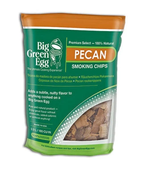 Exclusive Big Green Egg Pecan Wood Smoking Chips Consistent