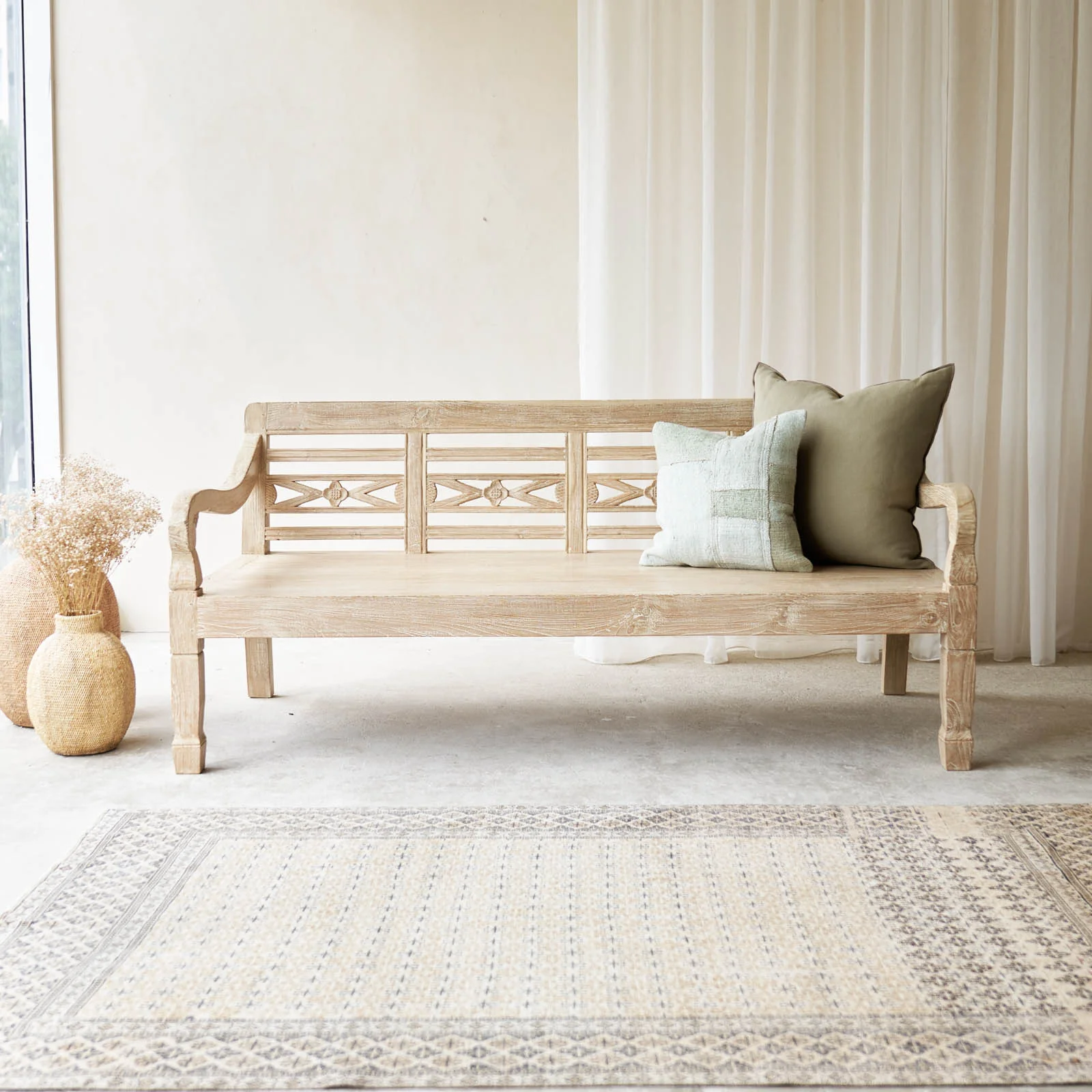 Casual Vintage Rug W142 x L231 cm Fine