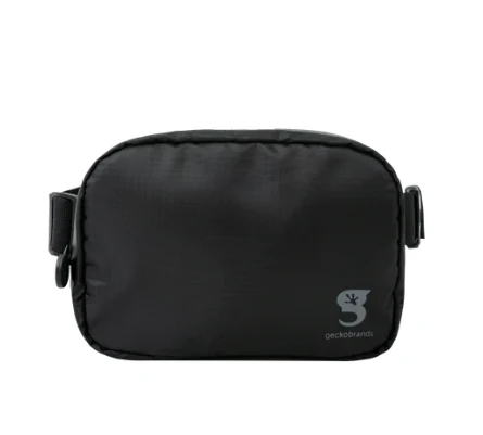 Breathable Waterproof Belt Bag – Black Organic