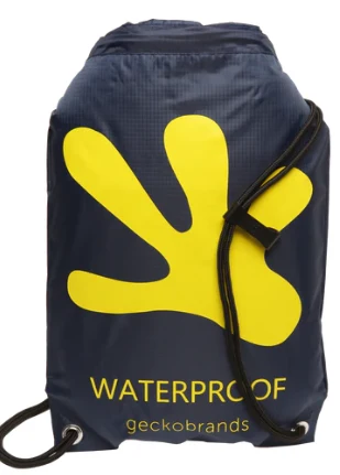 Trusted Drawstring WP Backpack – Navy Yellow Unique