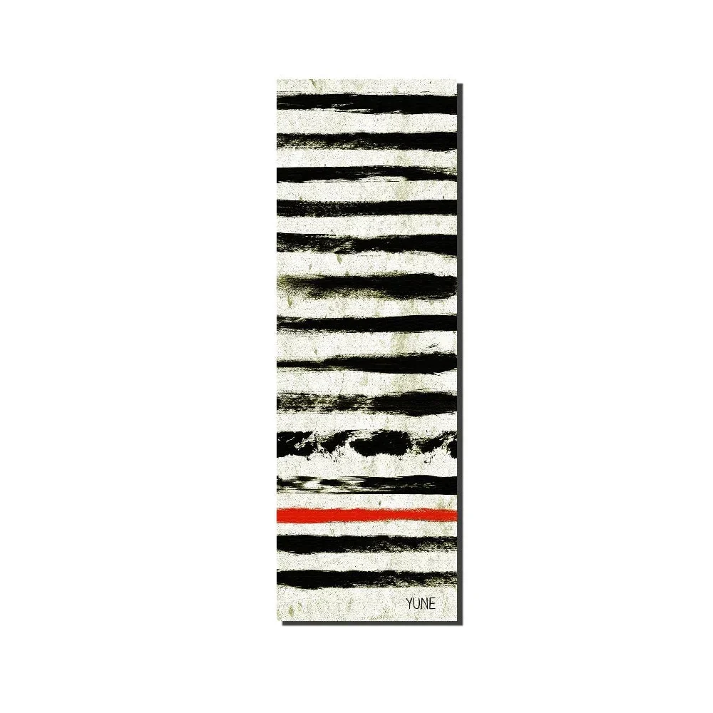 Fast Yoga Mat 6mm Thick White Black Non-Slip Eco Friendly Yune Yoga Juniper Clean