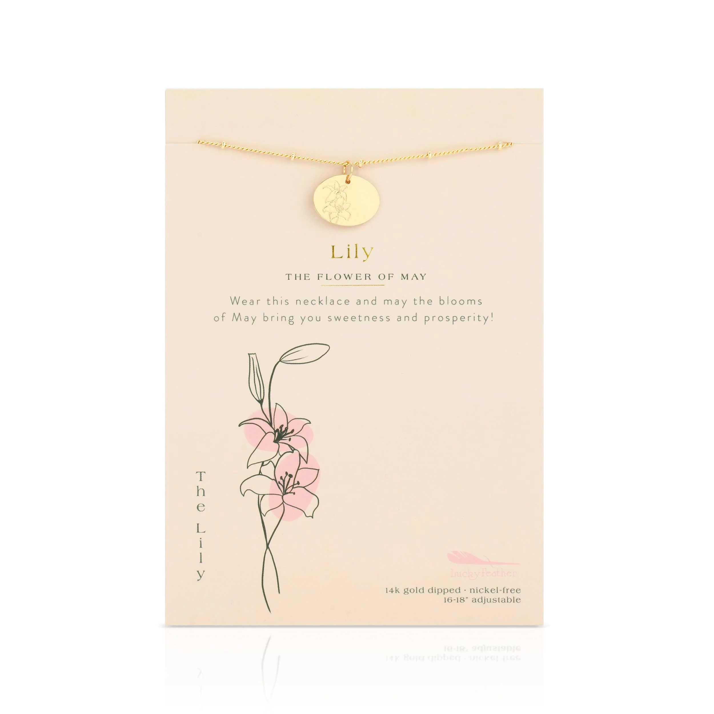 User-Friendly Birth Flower Necklace – May High-Performance