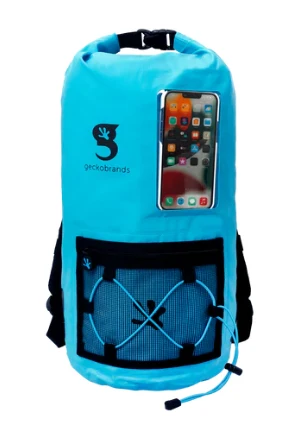 Recyclable Waterproof Hydroner 20L Backpack – Neon Blue Black Unique