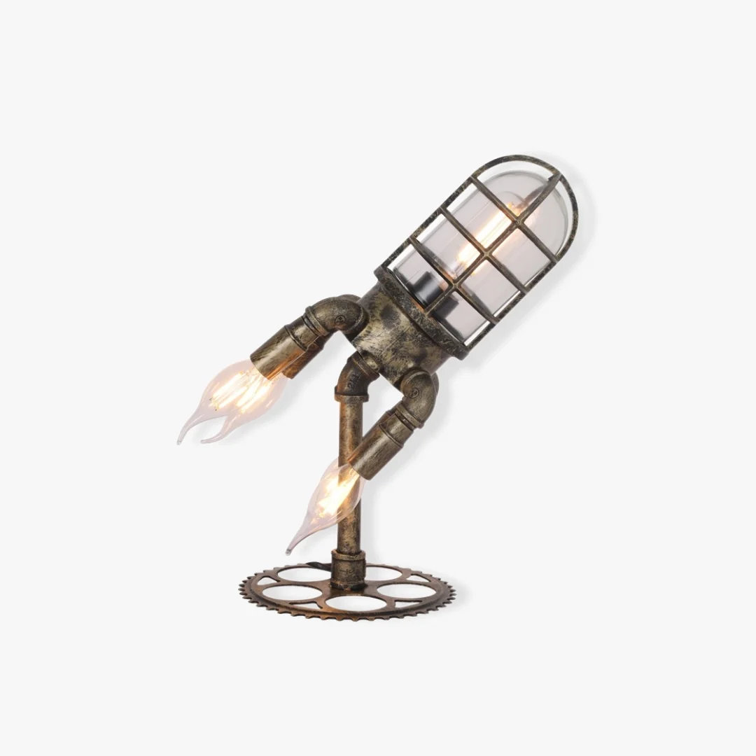 Specialty Vintage Steam Rocket Table Lamp Classic