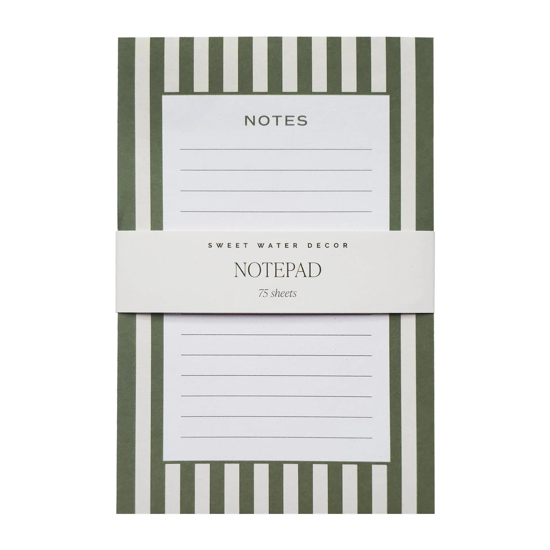 Elite Striped Notepad – Stationery Office Accessories Certified