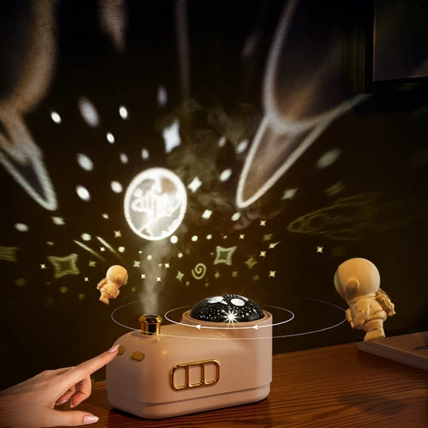 Solid Retro Mini Train Ultrasonic Humidifier Reusable