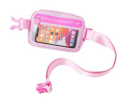 Traditional Waterproof Belt Bag Bubble Pink Environmentally Friendly